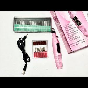 Nail drill set with additional 30 drill bits